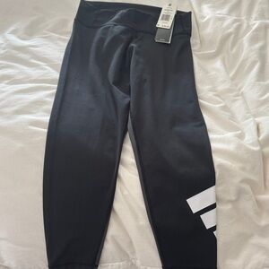 Adidas black/gray Leggings two tone